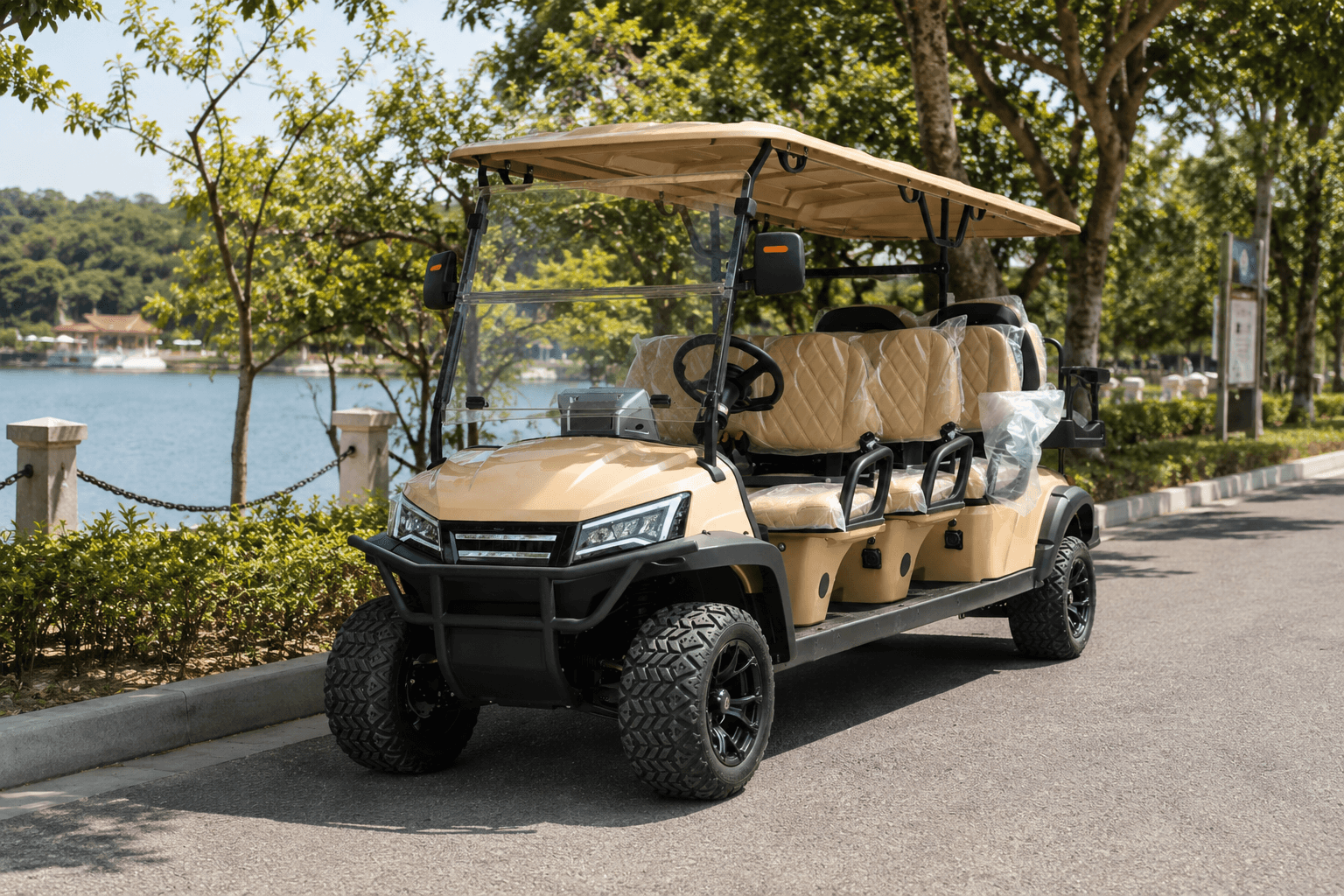 Tourist attraction and scenic area golf carts