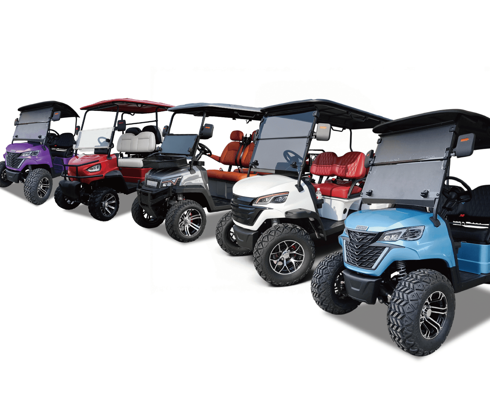 Electric golf carts
