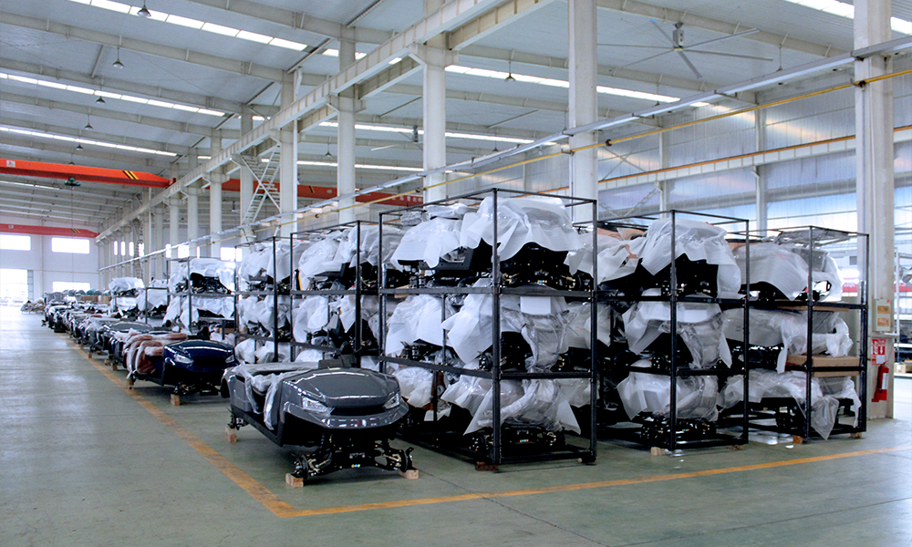 Golf cart stock and delivery preparation