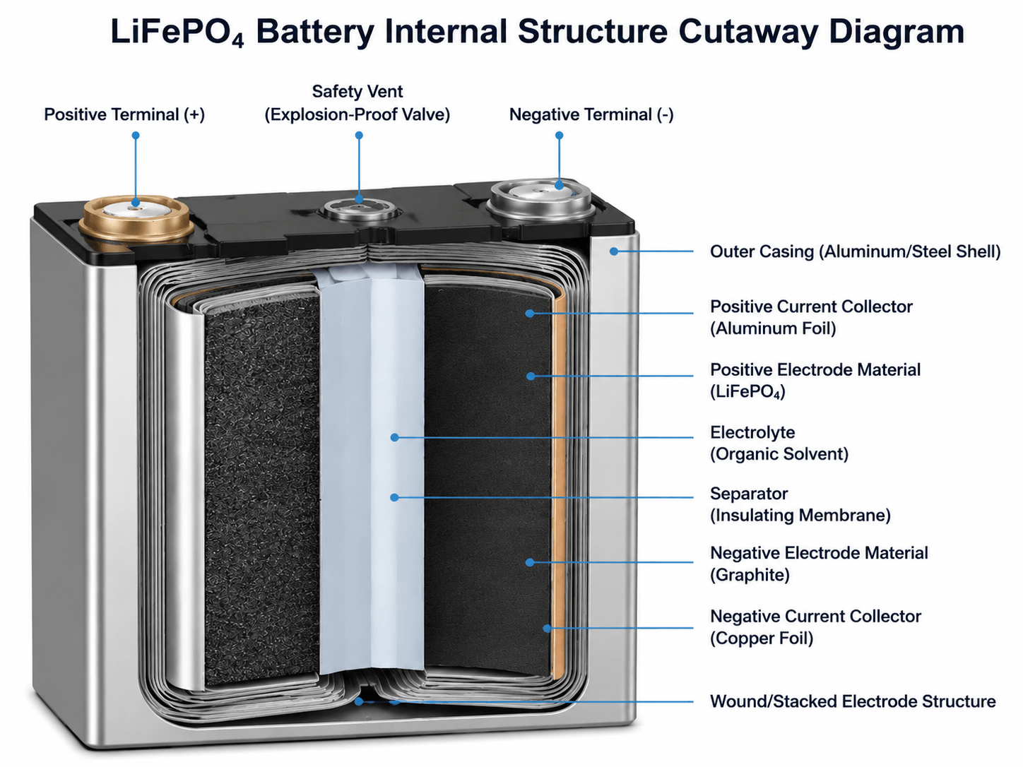 Lithium battery golf cart power system