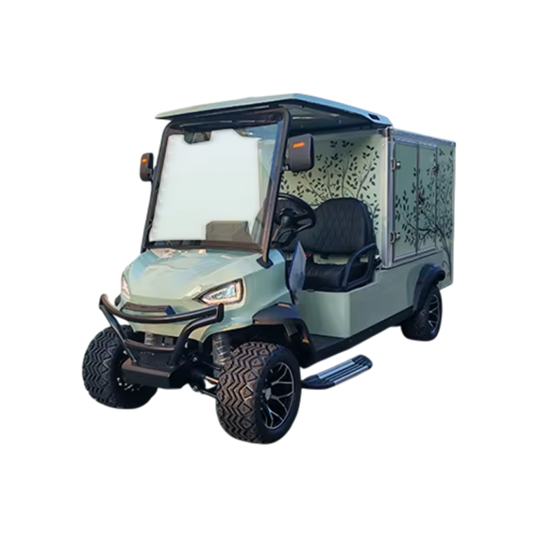 2-Seat Customizable Electric Service Cart for Hotel Room Storage