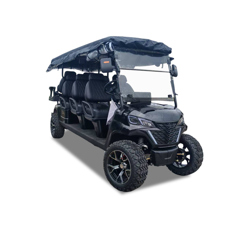 Custom 8-Seater Electric Golf Cart Fuel with Rain Cover | Model F